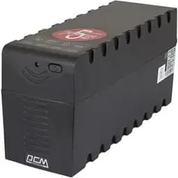 Джерело безперебійного живлення PowerCom RPT-1000A Schuko Black, 1000 ВА, 600 Вт, лінійно-інтерактивний, AVR, 3 розетки (Schuko), батарея 12В/9Аг x 1 шт