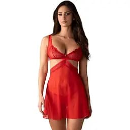 Комплект Obsessive Cupide Desir L/XL красный