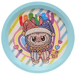 Дитячий набір алмазна мозаїка "Лабубу" YK-6532-10(Blue)