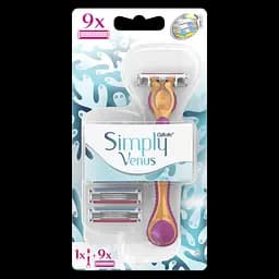 Жіноча бритва Gillette Simply Venus 3 з 9 змінними касетами
