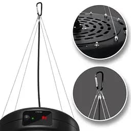 Обігрівач інфрачервоний підвісний Trotec IR 1550 SC 1500W + LED Black (1410003812) - мініатюра 4