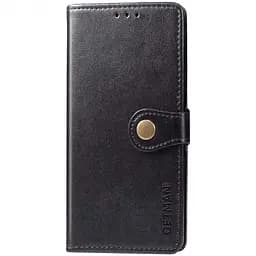 Шкіряний чохол-книжка Getman Gallant (PU) для Samsung Galaxy A51 Чорний