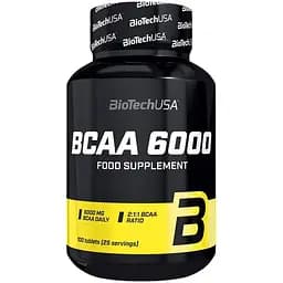 Амінокислота BCAA BiotechUSA BCAA 6000 100 таблеток