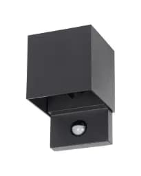 Вуличний світильник з датчиком руху Kanlux 28994 Reka LED 1x7W 4000K 340Lm IP54 графітовий