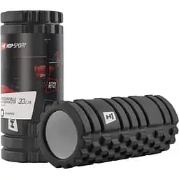 Роллер массажер Hop-Sport HS-A033YG валик ролик EVA 33 см черный