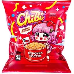Вермишель быстрого приготовления ChiBi со вкусом курицы острая 60 г