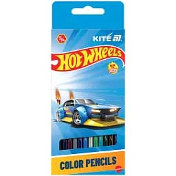Олівці кольорові двосторонні Kite Hot Wheels 12 шт. (HW25-054)