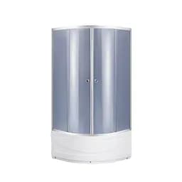 Душевая кабина Kroner KRP Harz - C.Т.G. 90x90 см CV029564, тонированная, хром матовый