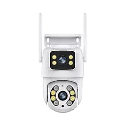 IP PTZ-відеокамера з WiFi 4Mp (2*2Mp) Light Vision VLC-9192WI/2C (Tuya) f=3.6mm+3.6mm, ІЧ+LED-підсвічування, з мікрофоном (75-00232) - мініатюра 2