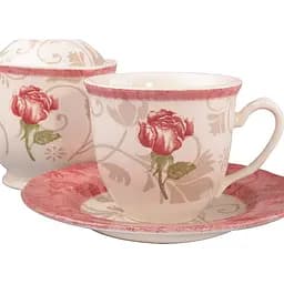 Чайний набір Claytan Ceramics Дамаск Фловер Пінк 6 персон (910-084) - мініатюра 2