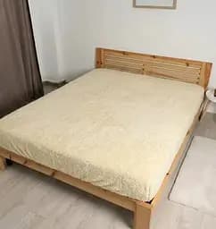 Простыня Флис Айвори, теплая мягкая простыня 200 x 230 см для кровати