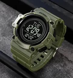 Годинник чоловічий спортивний Skmei 2233 compass з компасом (Зелений) - мініатюра 4