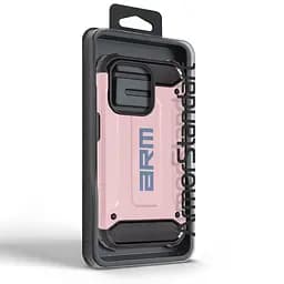 Чехол для Apple iPhone 14 Pro, Panzer, розовый, противоударный, бронированный, милитари, панель-накладка, защита всего корпуса, защита дисплея и камеры, термополиуретан (TPU) + поликарбонат (PC), ArmorStandart (ARM71481) - мініатюра 7