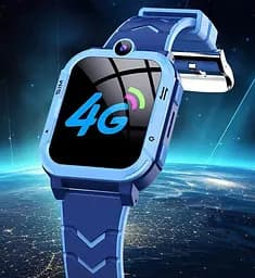 Дитячий смарт-годинник Y76, 4G GPS Wi-Fi SIM камера SOS IP67 синій - мініатюра 14