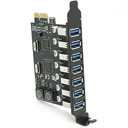 Контроллер Voltronic PCI-E => USB 3.0, 7 портов, 5 Гбит/с, BOX