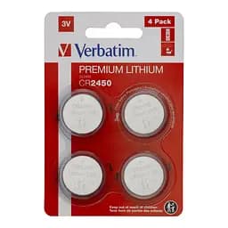 Батарейка Verbatim CR 2450 Lithium 3V x 4 (49535)