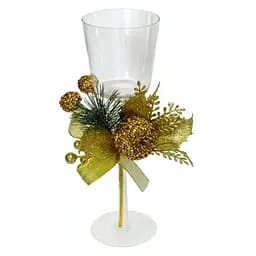 Подсвечник Бокал с яблоком