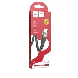 Кабель Hoco X34 Surpass charging data cable for Micro Чорний - мініатюра 2