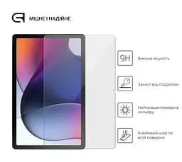 Захисне скло для планшета Motorola Tab G62, Glass.CR, загартоване скло 9H, 2.5D, повне проклеювання, з олеофобним покриттям, проста установка та сумісність з чохлами всіх типів (Case friendly), ArmorStandart (ARM63447) - мініатюра 2