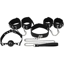 BDSM набор Erospace Wild Play C11 5 шт. черный