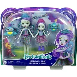 Лялька Enchantimals Пава Петтер із молодшою сестричкою (HCF83) - мініатюра 2