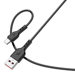 Кабель SkyDolphin S66V USB - micro USB (M/M), 1 м, Black (SDUSB-000652)