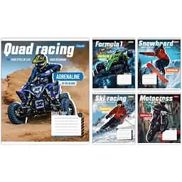 Набор тетрадей 1 Вересня  Hobby А5 18 листов в линию 25 шт. (768193)