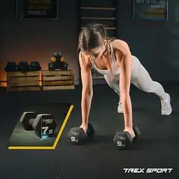 Гантелі для фітнесу неопренові TREX Sport TX-010VD 2x1кг - мініатюра 5