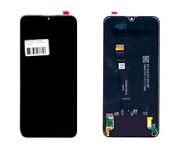 Дисплей (LCD) Samsung GH82-26193A M325 Galaxy M32 з сенсором чорний сервісний + рамка