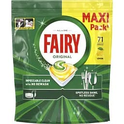 Капсулы для посудомоечных машин Fairy Original Все-в-1, 71 шт.