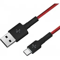 Кабель оригінальний ZMI AL411 Type-C braided в обплетенні 30 см чорний