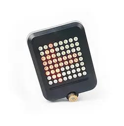 Велосипедна фара задня West Biking гіроскопічна з сигналами повороту + лазер 64 Led 80 Lm 1200 mAh 7.1х5.8х3 см (G0001123) - мініатюра 6