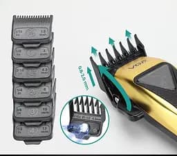Професійна машинка для стрижки VGR V-015 Pro 7Вт 2500 мАг з насадками - мініатюра 5