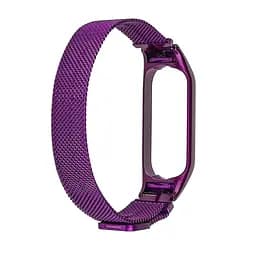 Ремешок Миланская петля для Xiaomi Mi Band 3/4 фиолетовый