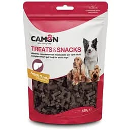 Ласощі для дресирування собак "Кісточки з Лівером" Camon (450г)