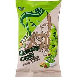 Арахіс Козацька слава в хрусткій оболонці смажений солоний зі смаком васабі 55 г (740812)