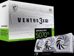 Видеокарта GeForce RTX 5070 Ti 16GB MSI Ventus 3X PZ OC (RTX 5070 Ti 16G VENTUS 3X PZ OC)