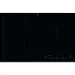 Варильна поверхня індукційна Electrolux 80 см розширена зона датчик кипіння Hob2Hood чорний