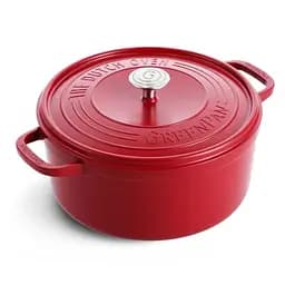 Каструля з кришкою GreenPan Featherweights 22 см 3,3 л з керамічним покриттям червоний (CC005432-001)