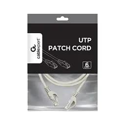 Патч-корд 1.5м UTP cat 6 CU gray Cablexpert (PP6U-CU-1.5M) - мініатюра 2