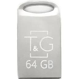 Флеш накопитель USB 64Gb T&G Metal TG105 серебристый USB 2.0 (TG105-64G)