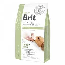 Сухой корм Brit GF VetDiets Dog Diabetes 2 кг для собак при сахарном диабете (индейка, горох)