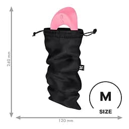 Мішечок для зберігання іграшок Satisfyer Treasure Bag M Black Satisfyer IG059495; SX0546 98419