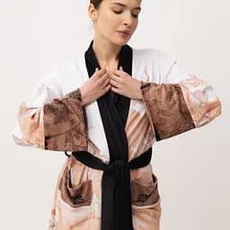 Кімоно жіноче з плюшевого велюру Kimono Aesthetic soul 18403 L - мініатюра 4