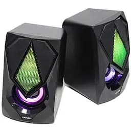 Акустична система 2.0 Microlab B-25 LED 6W чорна (B-25)