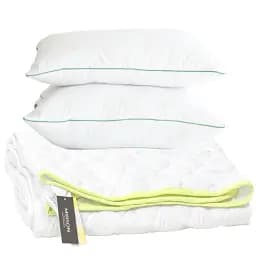 Набор MirSon хлопок №9603 Eco Line Cotton лето одеяло 200х220 см + 2 подушки белый (2200010807387)