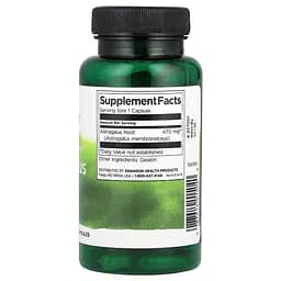 Натуральна добавка Swanson Astragalus Root 470 mg Full Spectrum, 100 капсул