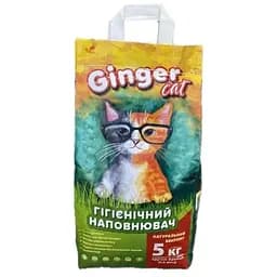 Наповнювач бентонітовий Ginger Cat 5 кг великий (29260)