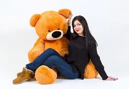 Плюшевий ведмідь Alina 200 см жовтий - мініатюра 3