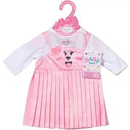 Одежда для куклы "Платье с зайкой" BABY BORN 832868 43 см Разноцветная